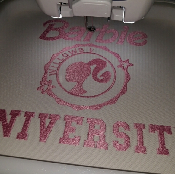 (New) Barbie Embroidered Eco Friendly Tote - Picture 3 of 5